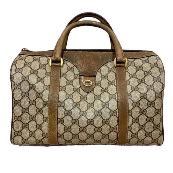 Vintage Gucci Ophidia Classic Web Monogram Boston Bag - Picture 1 of 14